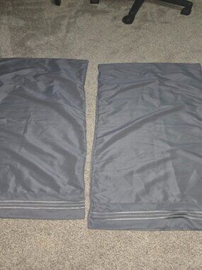 Sonoro Kate Microfiber Pillowcases Set of 2 Gray King Size Machine Washable